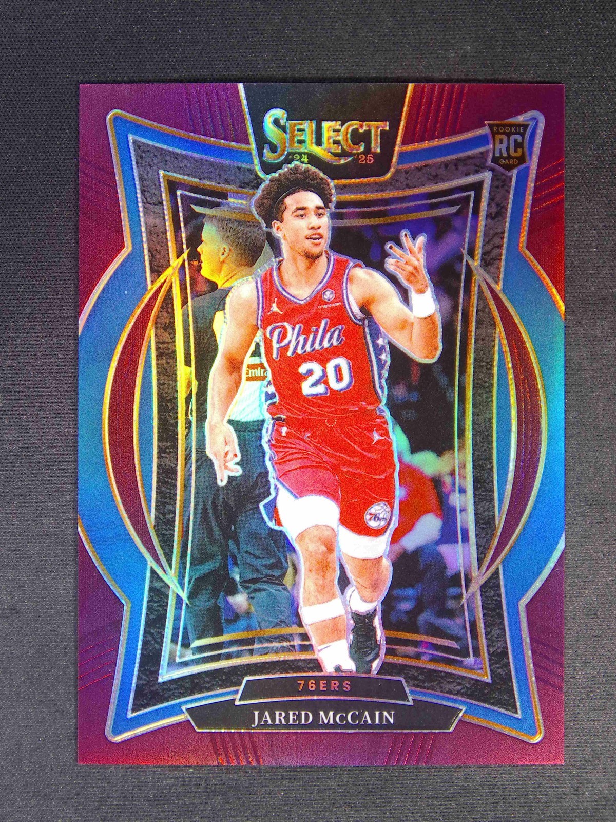 2024-25 Panini Select Jared McCain #82 RC Rookie Concourse Maroon /175