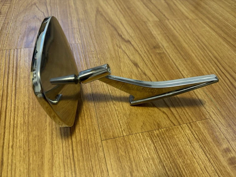 Espejo retrovisor lateral vintage Chevelle Nova Camaro 1965-1970 CBC-3874242 bonito cromado Foto 4 de 4