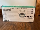 Cuisinart 3 Quart Stainless Steel Electric Fondue Set CFO-3SS Never Used in Box — photo 4