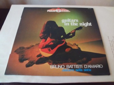 BRUNO BATTISTI D'AMARIO GUITARS ON THE NIGHT LP 1972 PHASE 6 TOP ZUSTAND