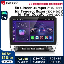 6+128G Android 14 Carplay Autoradio Für Fiat Ducato Citroen Jumper Peugeot Boxer
