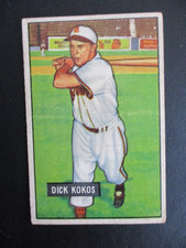 1951 Bowman # 68 Dick Kokos VG condition St. Louis Browns SHIPPING IS FREE