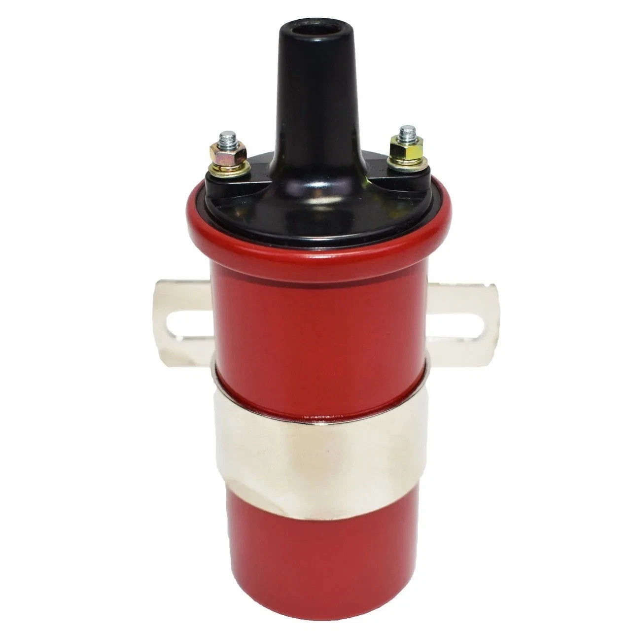 Filled Canister Ignition Coil Female Remote 12v Round 45000v With Bracket