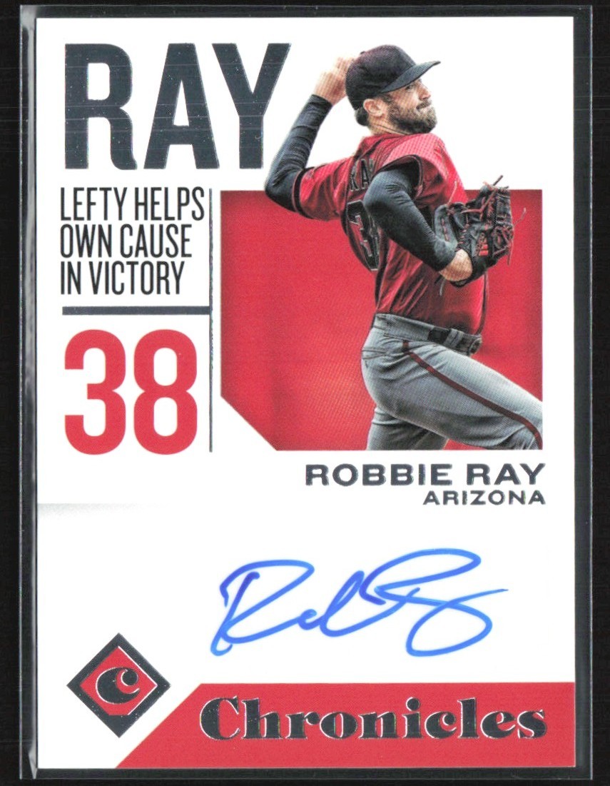 Robbie Ray 2018 Panini Chronicles Autographs Auto #CA-RR Arizona Diamondbacks