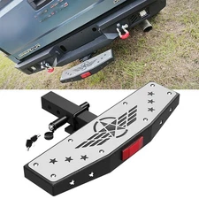 Universal 2" Receiver Trailer Tow Hitch Step With Pin Lock & U-Bolts For Car SUV