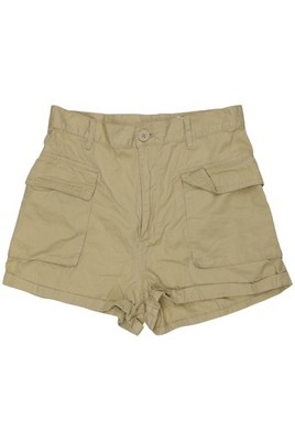 H&M Shorts Damen kurze Hose Hotpants Gr. EU 38 Baumwolle Beige #p1vrx5c