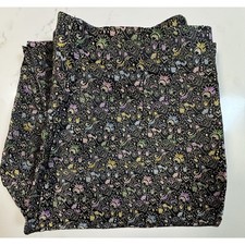 Vintage 80s 90s Silk Blend Brocade Cigarette Pant Floral Paisley Evening Trouser