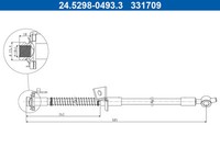 ATE Bremsschlauch Passend FüR Hyundai I30 Coupe GD KIA Cee'd Sportswagon JD