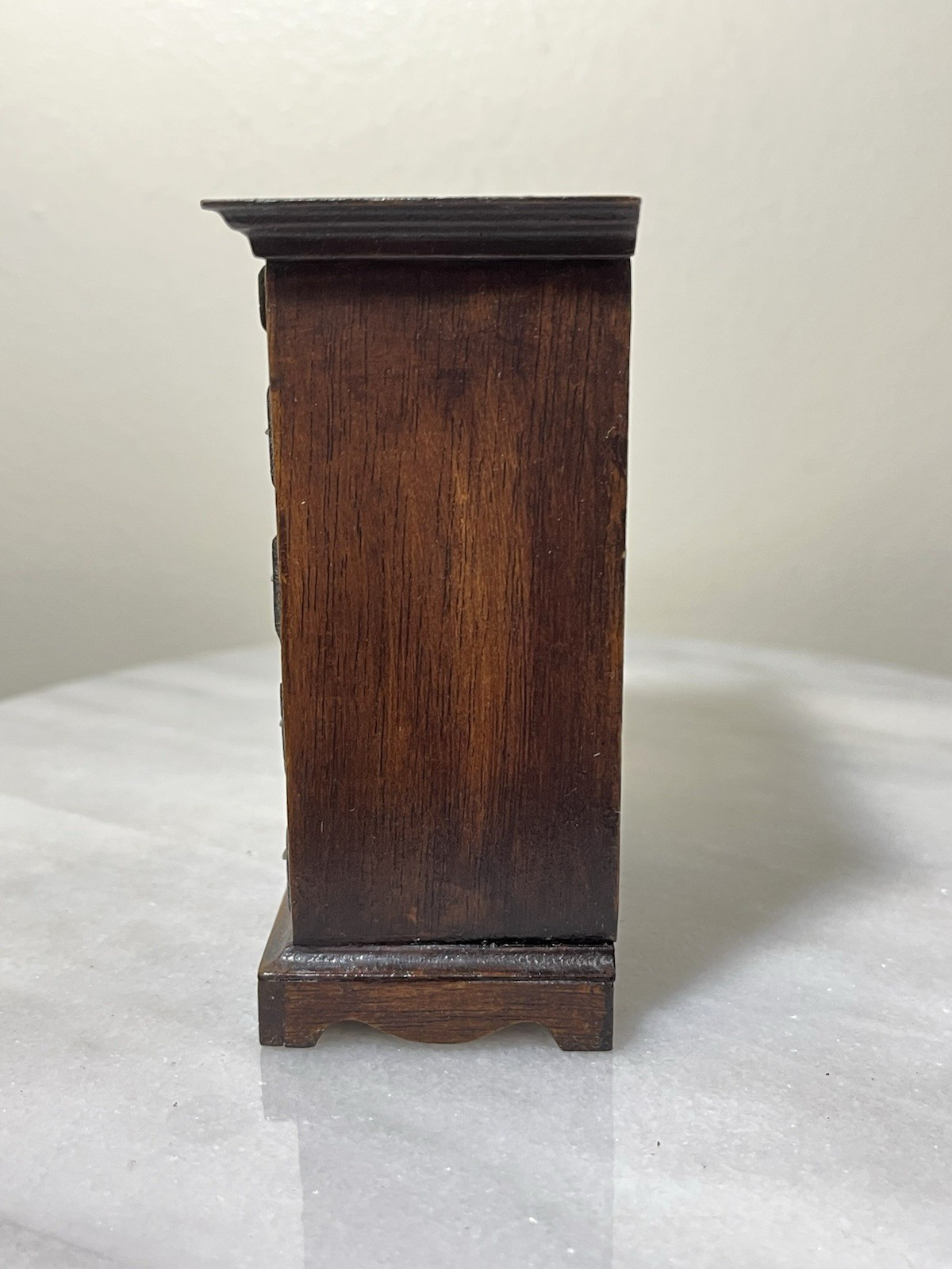 Vintage Artisan Dollhouse Chippendale Dresser Chest Of Drawers 1:12 Miniature