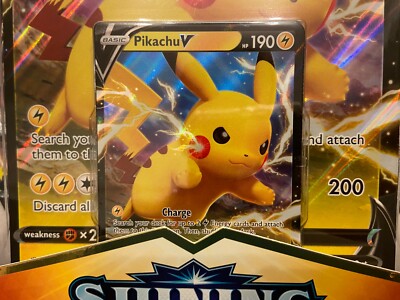 Pokemon TCG Shining Fates Pikachu V Box New and Sealed! Multiple