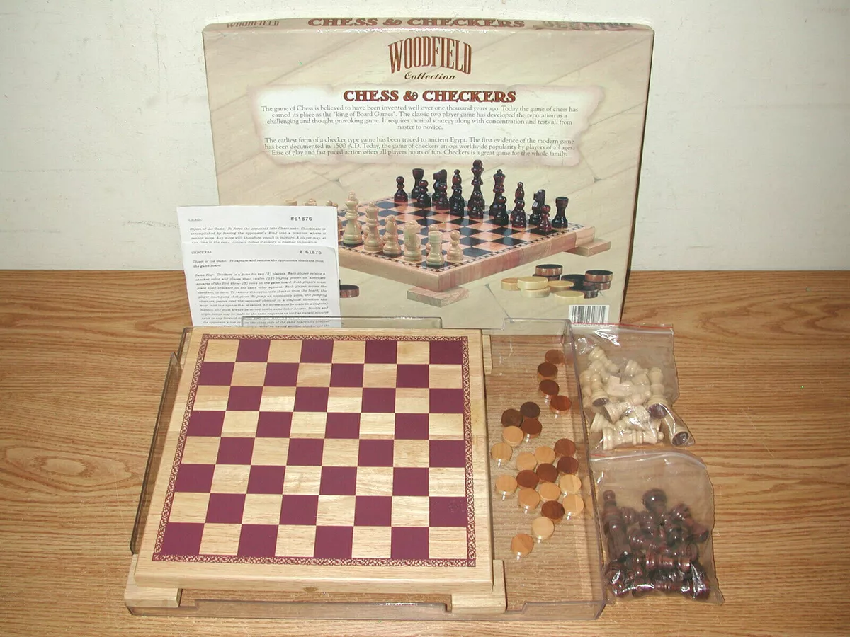 Cardinal Classics, Wood Chess Set with Chess Board and Wood Chess Pieces  2-Player Strategy Board Game, for Adults and Kids Ages 8 and up