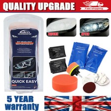 Car Headlight Restoration Kit 15pcs Light Lens Restorer Kit w/ Lens Sealer