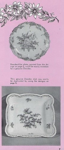 Floral Brush Artistry Designs Painting Flowers on Porcelain China Craft Book VTG - Picture 3 of 11
