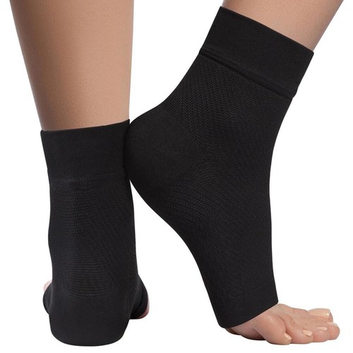 Ankle Compression Sleeve 20-30mmhg Swelling Plantar Fasciitis Sprains Kemford - Picture 6 of 6