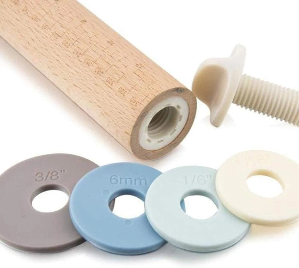 Joseph Joseph Einstellbares Nudelholz Teigroller Teigausroller verstellbare Höhe - Bild 4 von 4