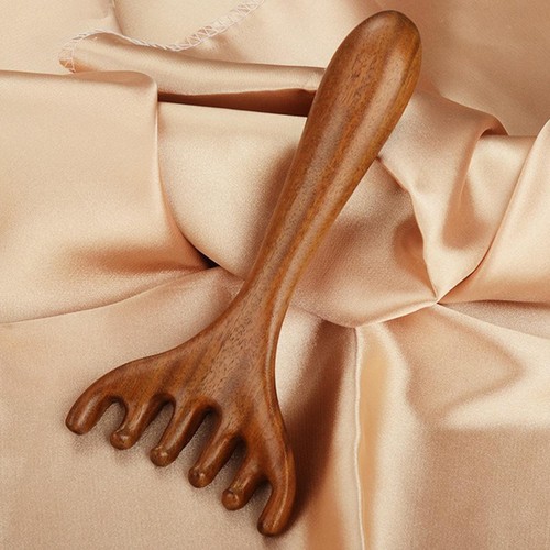 Wooden Scalp Massager Meridian Comb Women Wide Tooth Combs Scalp Massager