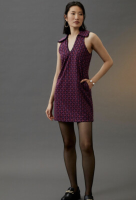 mini dress navy blue Sail To Sable Flutter Sleeve Dress