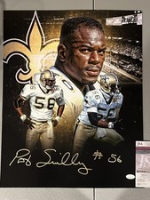 PAT SWILLING Signed Autograph Auto 16x20 Photo Picture New Orleans Saints JSA