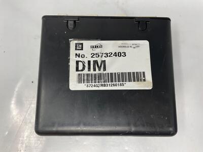 2003 CADILLAC SEVILLE BODY CONTROL MODULE 25732403 00 01 02 03 04
