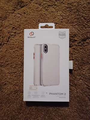 Nimbus 9 iPhone Xs Max Phone Case Clear Phantom 2 Military Standard Drop  Tested | eBay