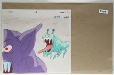 GhostBusters Original Production Drawing And Cel 73-57 Used Cond.