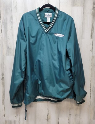 Vintage Cuff's Of Cape Cod Nantucket Windbreaker Men XXL Green Pullover 