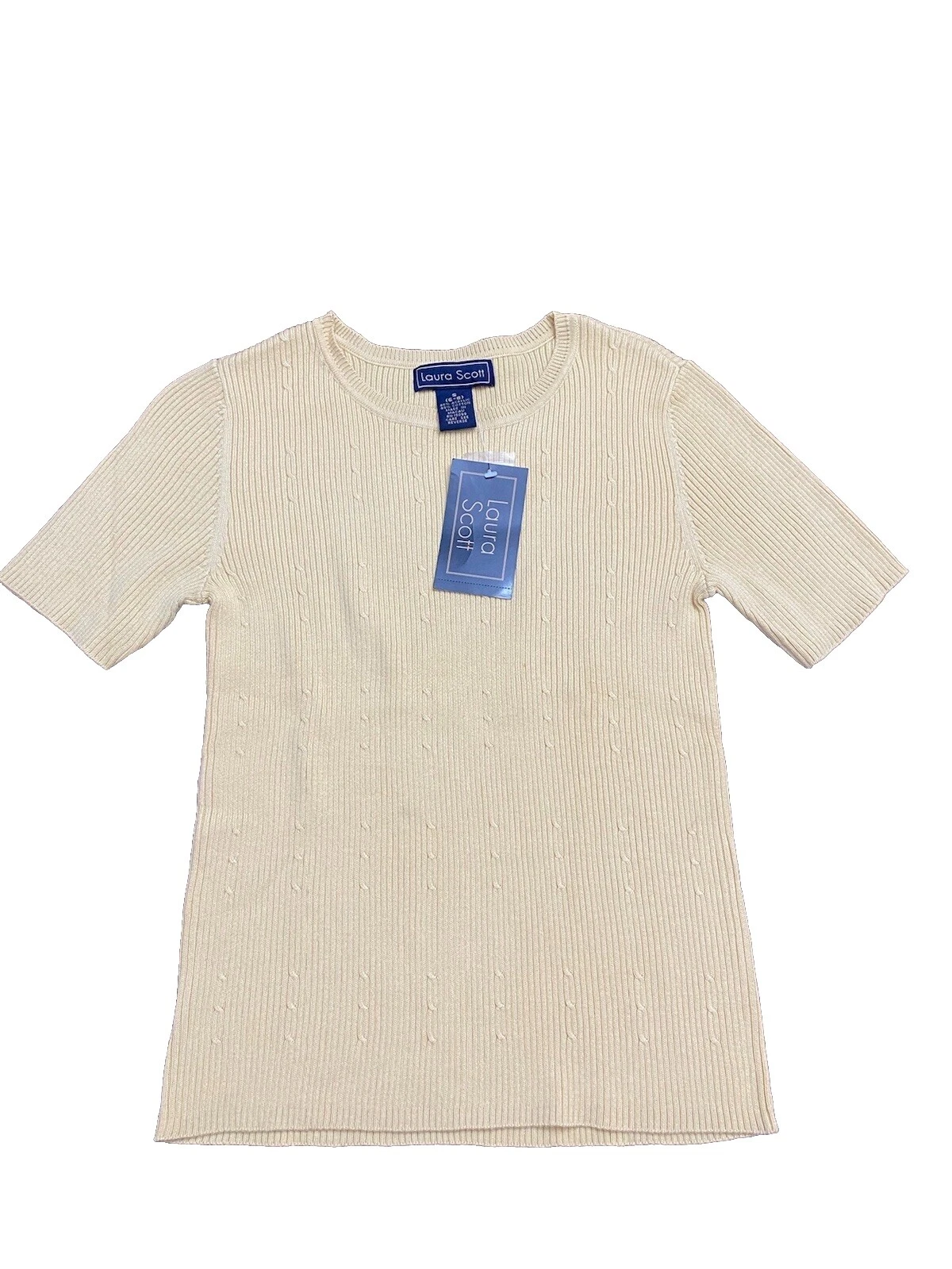 Laura Scott Business Solid Pattern Tops for Women