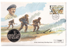 1994 Isle of Man 1 Crown Coin First Day Cover – Bernard Montgomery