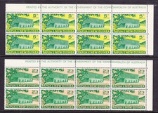 PNG  1961 LEGISLATIVE COUNCIL  SET   IN MUH  IMPRINT BLOCKS OF 8  RARE!!!!