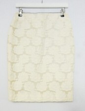 Chanel Cruise 2009 Flocked Camellia Skirt New