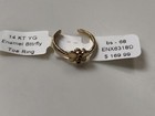 14KYG Butterfly Design Enamel Toe Ring NWT — photo 7