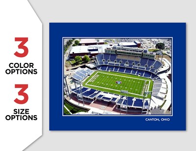 CANTON, OHIO Photo Picture TOM BENSON STADIUM NFL Hall of