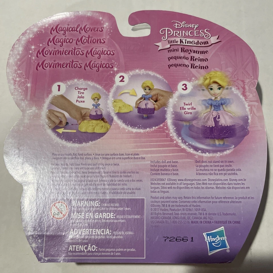 Disney Princesa Pequeño Reino Magical Movers Rapunzel Conjunto de Figuras NUEVO Foto 3 de 3
