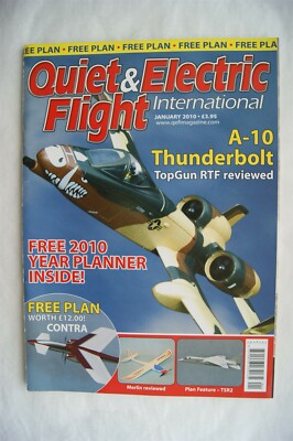 2010 Quiet & Electric Flight Magazine - January + Plans