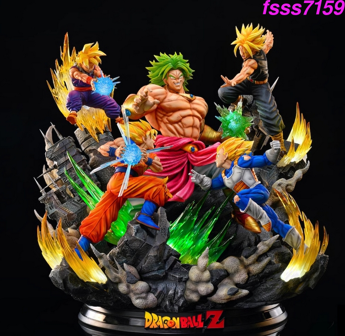 りんりんページ KYLIN Studio Dragon Ball Broly vs Trunks Resin Statue in stock H