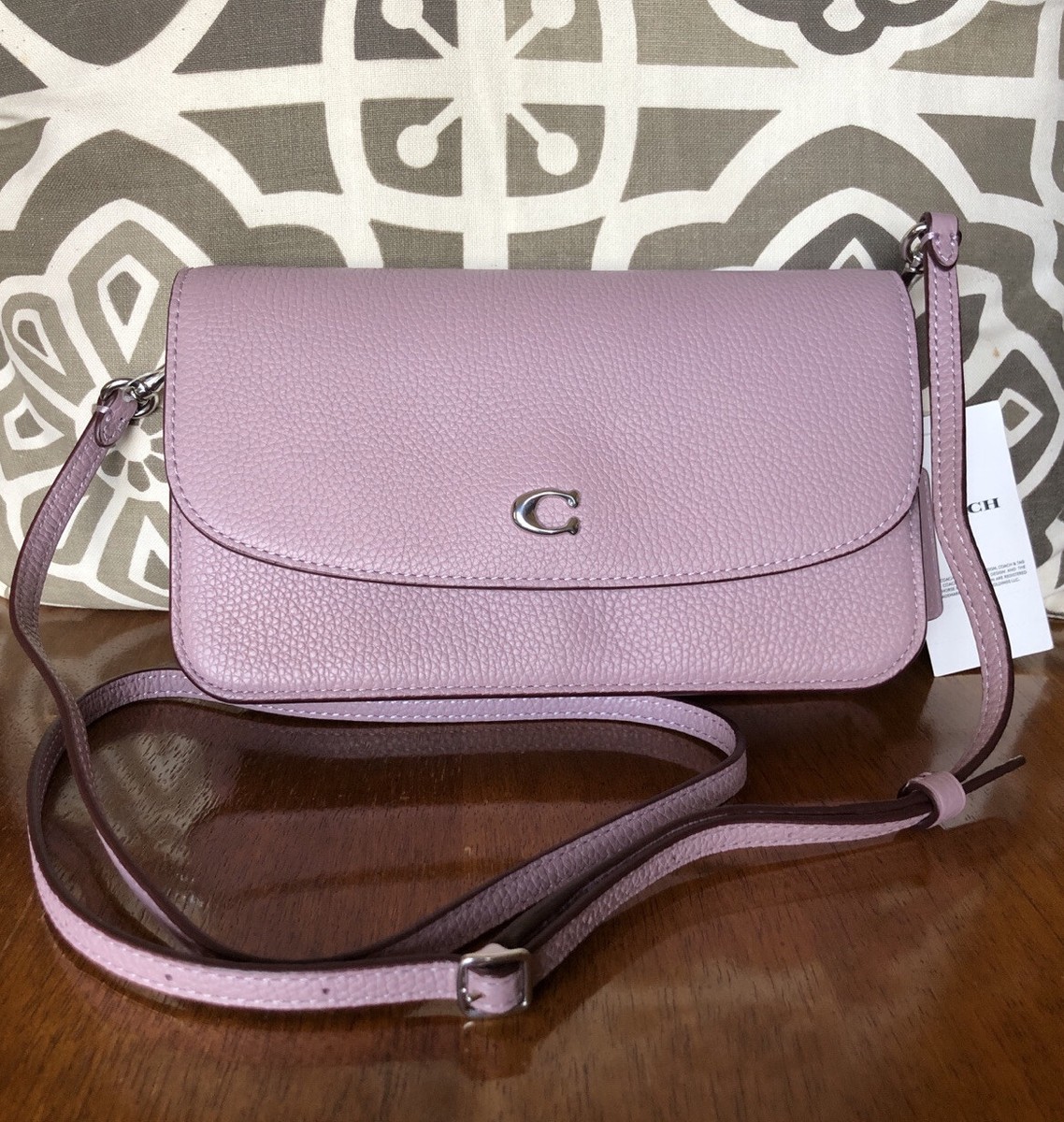COACH パープル キルティング ショルダーバッグ 三越伊勢丹限定商品】タビー ショルダー バッグ 26