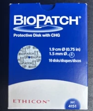 BioPatch Protective Disk With CHG EXP/2027-04-30 Ref/4151 Box Of 10 BioPatches
