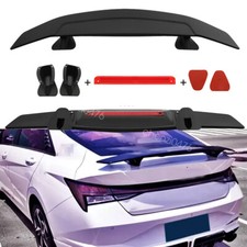 For Hyundai Elantra Sedan 46 Matte Black Spoiler Wing Rear Trunk Wing Gt Style For Hyundai Elantra Sedan 46 Matte Black Spoiler Wing Rear Trunk Wing Gt Style