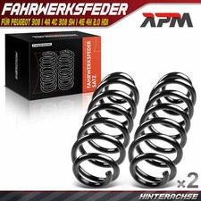 2x Federn Fahrwerksfeder Hinten für Peugeot 308 I 4A 4C 308 SW I 4E 4H 2.0 HDi