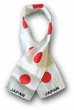 Japan Japanese Country Lightweight Flag Printed Knitted Style Scarf 8"x60"