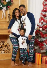 Reindeer Design Pajama Coordinates
