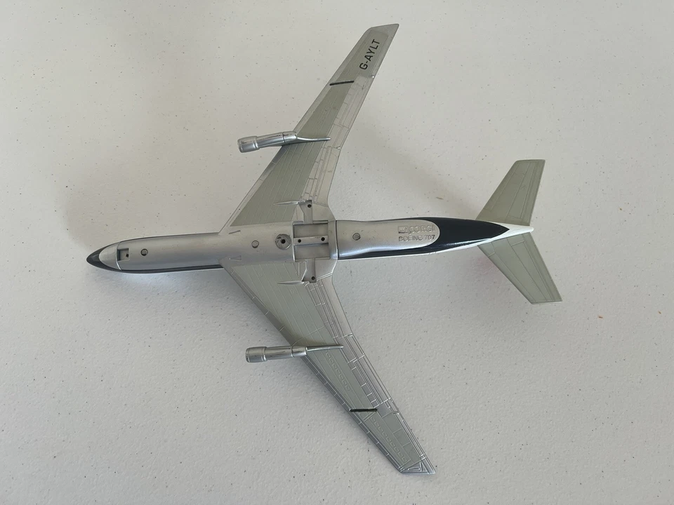 Corgi Vintage 1:200 Boeing 707 Diecast British Airways Metal  Aircraft Airplane - Image 4 of 4