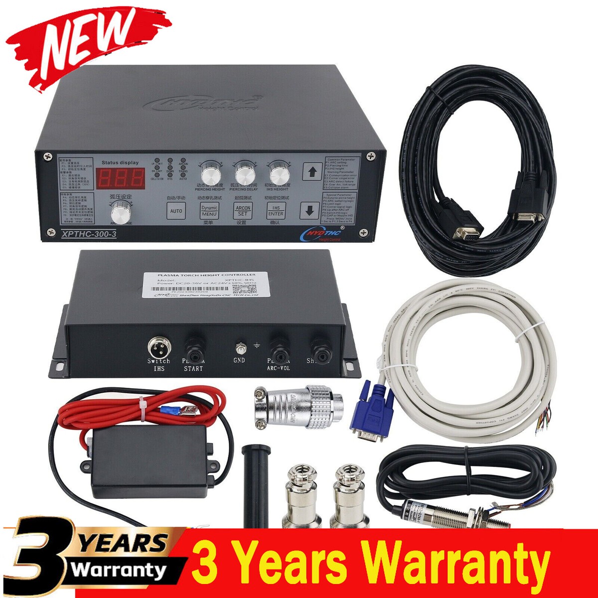 XPTHC-300-3 Arc Voltage Plasma Torch Height Controller Plasma THC