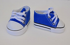 18" Doll Shoes Fits Our Generation American Girl Dolls Blue Runners Sneakers