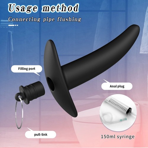 Hollow Speculum Peeking Anal Butt Plug with Stopper Expander Anus Dilation Woman - Picture 4 of 18