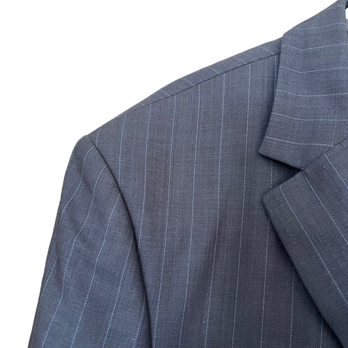Blazer Traje Ligero Marks And Spencer Nuevo con Etiquetas Rayas Azul Formal - Imagen 7 de 13