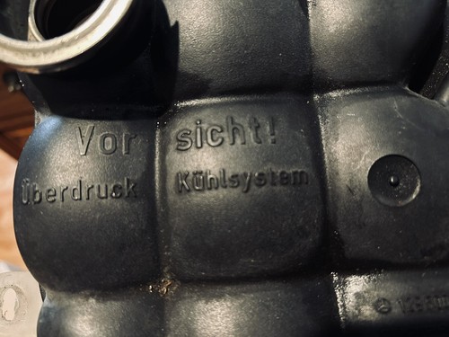 1990-02 Mercedes Benz SL Class R129 Coolant Expansion Overflow Tank - Picture 2 of 5