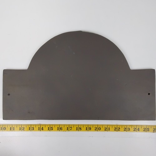 Vintage 1355 Santa Cruz Ave Address Plaque Metal House Number Sign Bronze Tone - Picture 2 of 4