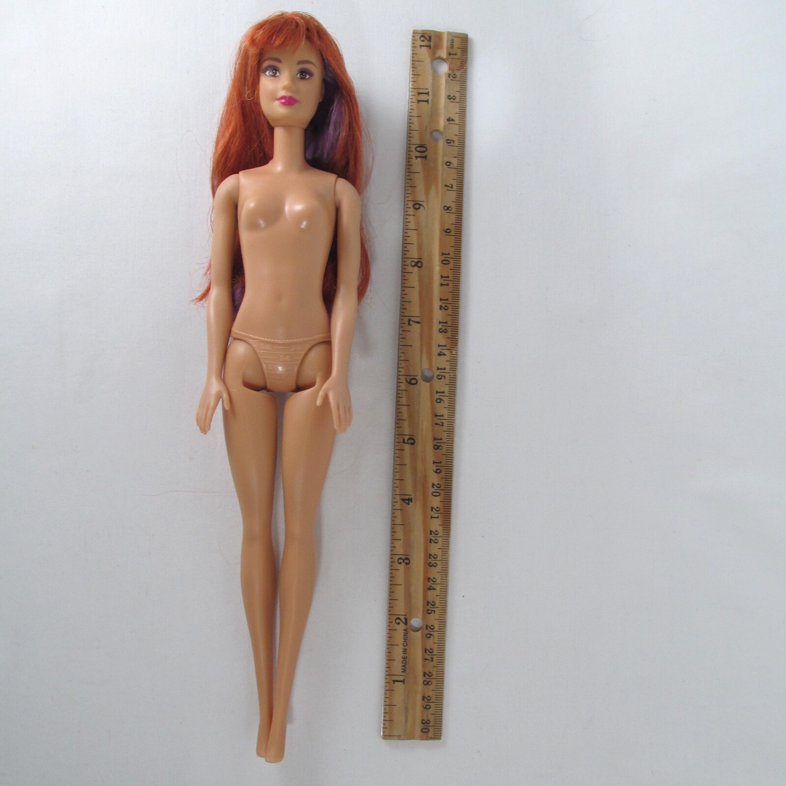 Barbie Day to Night Style Doll Long Red Hair Switches to Purple Hair Mattel
