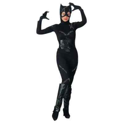 DC Comics Cat Woman Superheroine Costume Womens Sexy Catwoman Batman Halloween | eBay DC Comics Cat Woman Superheroine Costume Womens Sexy Catwoman Batman Halloween | eBay